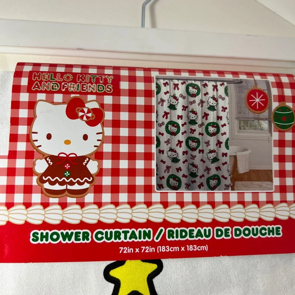 Hello Kitty Christmas Shower Curtain 72 x 72